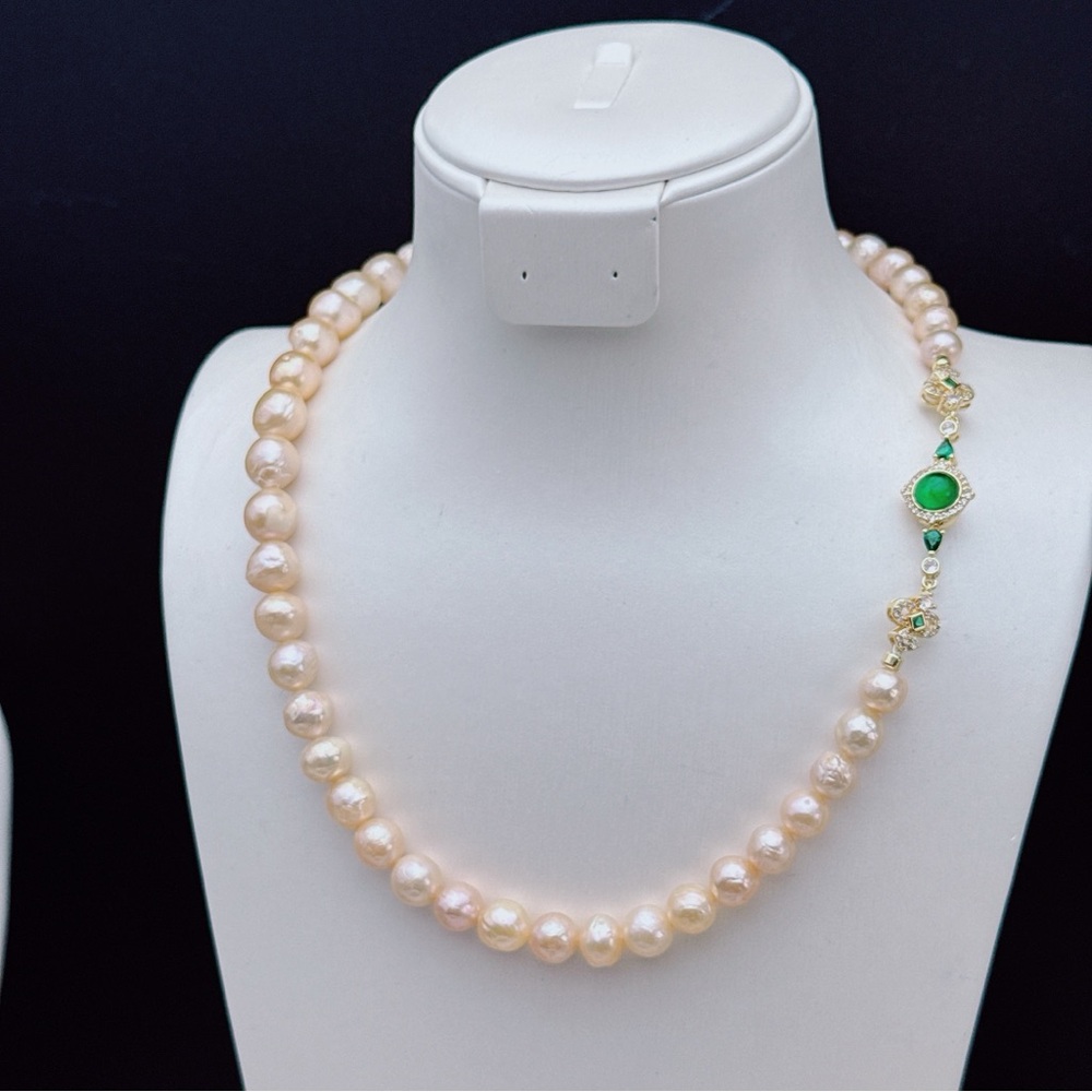 26X207 Handmade Edison Freshwater Baroque Pearl Necklace - Picture 3 of 9